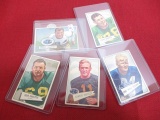 1952 Bowman Football Cards-Lot of 5