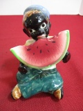 Black Americana Ceramic S & P Shaker