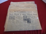 Wisconsin Sate Journal/Capitol Times WWII Newspapers