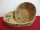Pair of Native American Woven Baskets