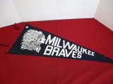 Milwaukee Braves Native American Pennant