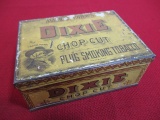 Vintage Dixie Cop Cut Plug Tobacco Advertising Tin