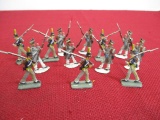 Hand Painted Revolutionary War Style Lead Soldiers