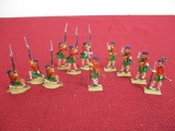 Hand Painted Scottish Style Lead Soldiers