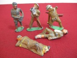 Manoil Barclay Hand Painted Very Early Lead Soldiers