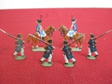 Hand Painted Continental Style Flat Lead Soldiers