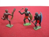 Hand Painted Zulu Fighter Style Lead Soldiers