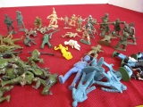 Vintage Plastic Soldiers-6 small bags full