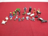 1940's-50's Miniature Lead People/Animal Figures