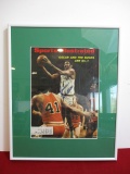Oscar Robinson Autographed Sports Illustrated Magazine Framed