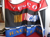 Heavily Autographed 1991 Nascar Welcome Race Fans Flag