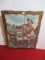 Falstaff Beer Advertising Sign on Wood