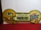Green Bay Packers/Miller Lite Super Bowl XXXV Tin Advertising Sign