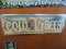 Old Style 1986 Cold Beer Cardstock Advertising Sign