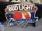 Bud Light Pool League Tin Advertising Sign