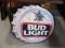 Bud Light Die Cut Tin Advertising Sign
