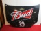 Budweiser Kevin Harvick Nascar Plastic Hood Advertising Sign