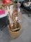 Wooden Primitive Bucket with Contents