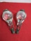 Pair of Glass Fire Grenades
