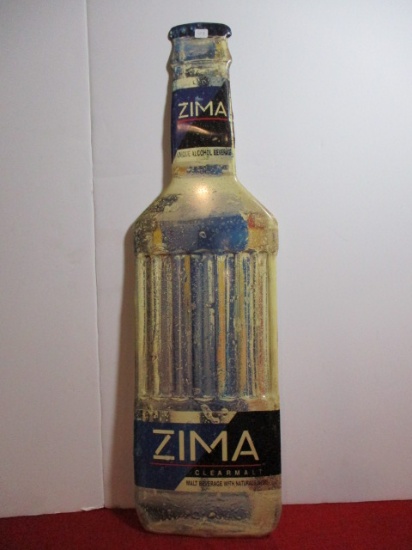 Zima Tin Advertising Sign