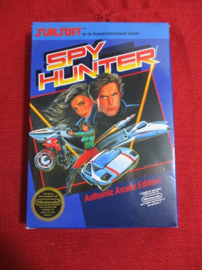 Nintendo Entertainment System Game w/ Box-Spy Hunter
