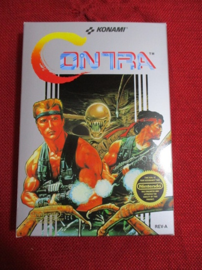 Nintendo Entertainment System Game w/ Box-Contra