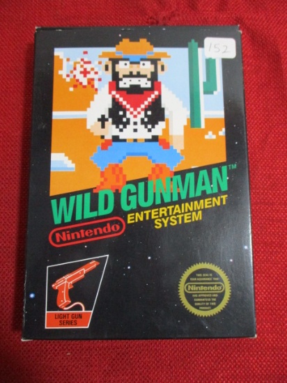 Nintendo Entertainment System Game w/ Box-Wild Gunman