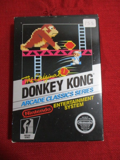 Nintendo Entertainment System Game w/ Box-The Original Donkey Kong