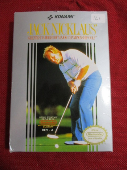 Nintendo Entertainment System Game w/ Box-Jack Nicklaus Championship Golf