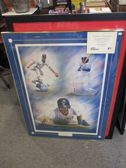 "The End of an Era" by Andrew Goralski Signed and Numbered Paul Molitor Print