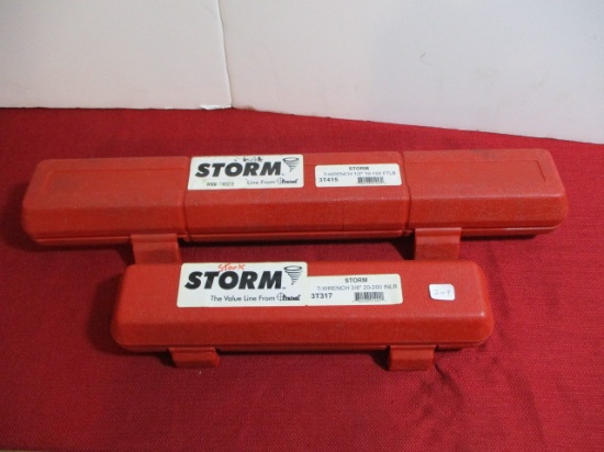 Storm 1/2" 10-150 FTLB Torque Wrench and 3/8" Inlb Wrench