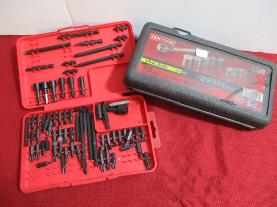 Pair of Craftsman Socket and Drill Bit Sets