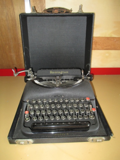 Vintage Remington Model 5 Typewriter