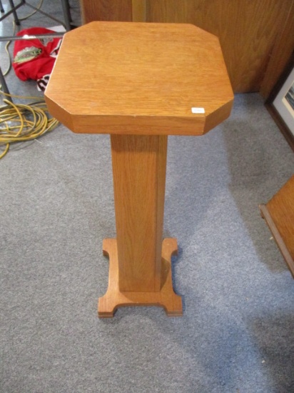 Oak Plant Stand