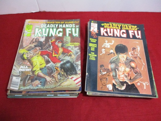 Curtis Comics "The Deadly Hands of Kung Fu"-Lot of 15 Comic Books