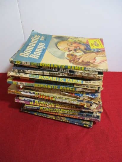10 cent Romantic Range Romance Novels-Lot of 21
