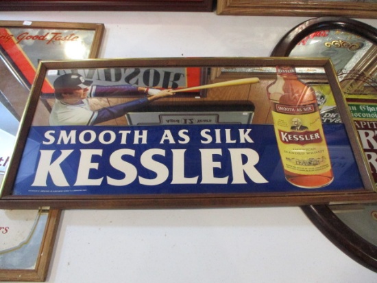 Kessler Whiskey Advertising Mirror