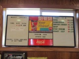 Coca-Cola Menu Board