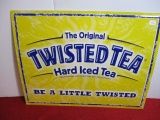 Twisted Tea Tin Advertising Sign