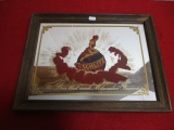 * Schlitz Girl on the Globe Advertising Mirror