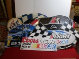 Mixed Lot of 5 Tin Nascar Advertising Sign