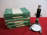 Nursing Books w/ Microscope