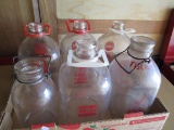 Mixed Wisconsin Milk Bottles-Lot of 6