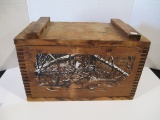 Dovetail Wooden Ammo Box w/ Pheasant  Graphic