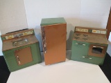 Sears Kenmore Vintage Tin Litho Toy Appliance Set