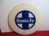 Sante Fe R.R. Acrylic Advertising Sign
