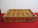 Wooden Pepsi Advertising Crate