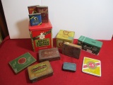Mixed Lot of Advertising Tins-Lot of 12
