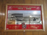 Miller High Life Milwaukee County Stadium 1953-2000 Advertising Mirror
