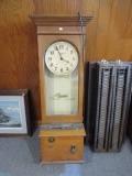 Simplex Time Recorder Co. Vertical Wall Mount Time Clock